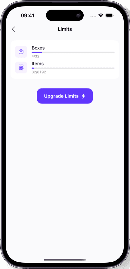 Details zur kostenlosen Inventar-App