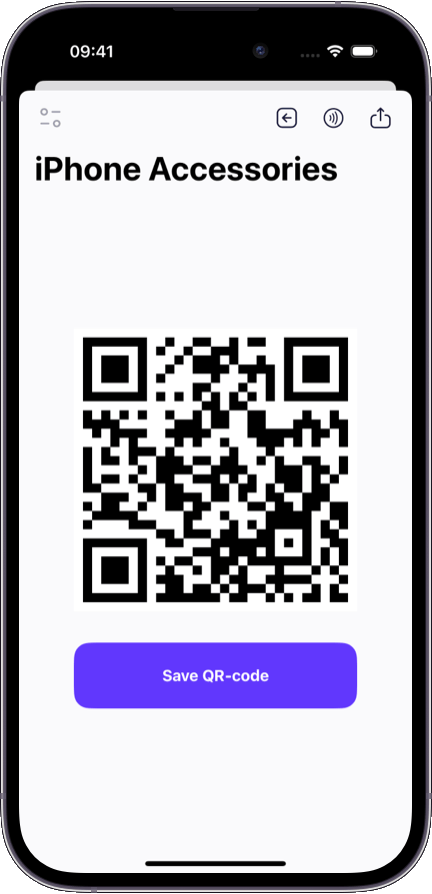 Preview of the Sklad inventory app interface 1
