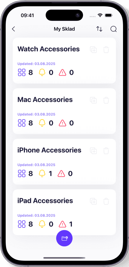 Top inventory app overview featuring Sortly, Sklad, Zoho Inventory, Shopify, and Google Sheets