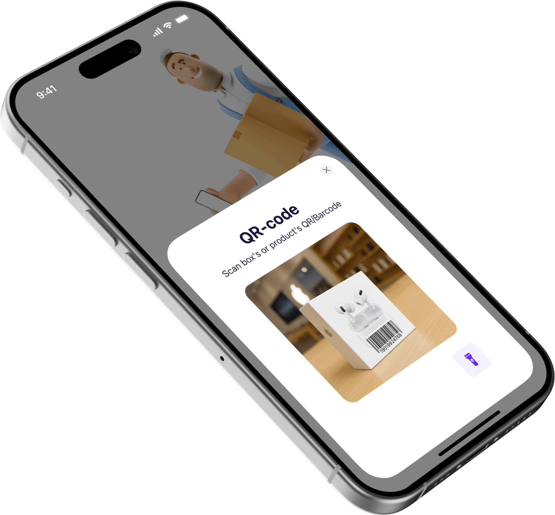 Sklad organize screen showing storages, boxes and items hierarchy