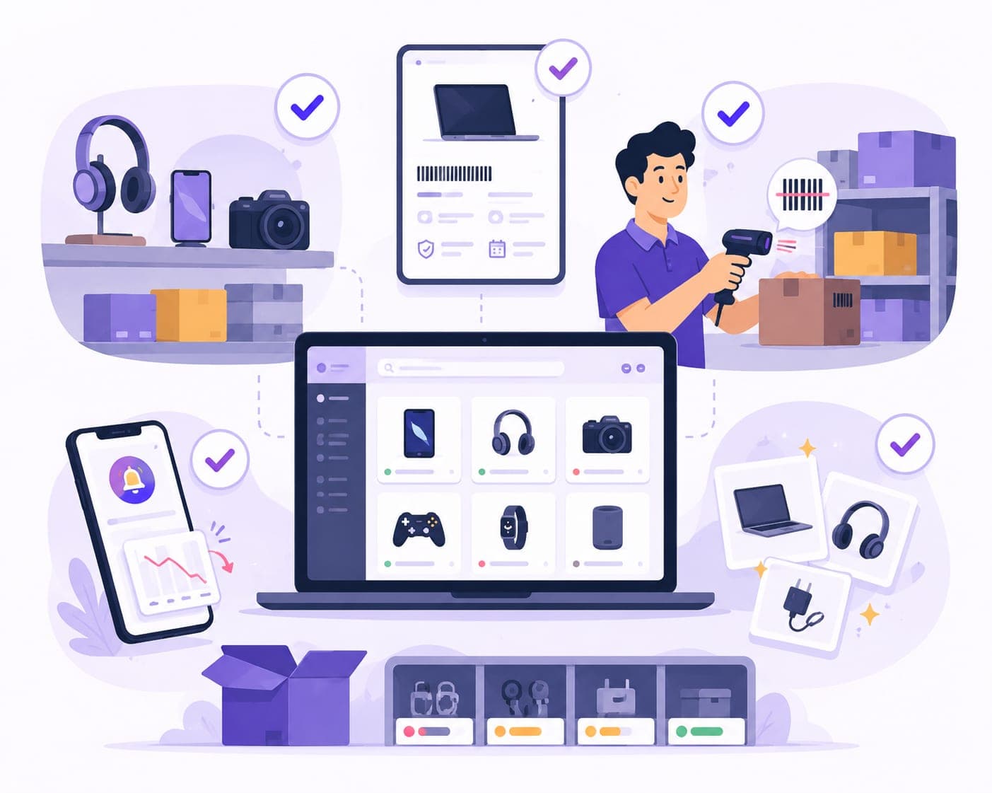 Gestione dell'inventario per l'Elettronica