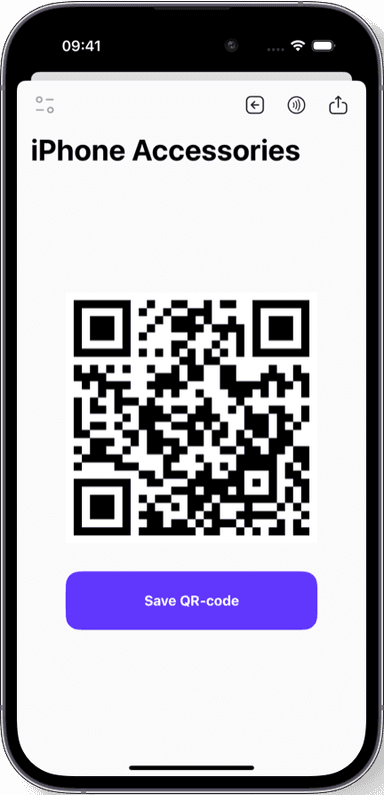Preview of the Sklad inventory app interface 1